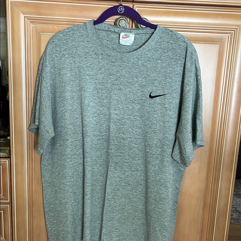 Nike Gray Short Sleeve Tee Casual Comfort